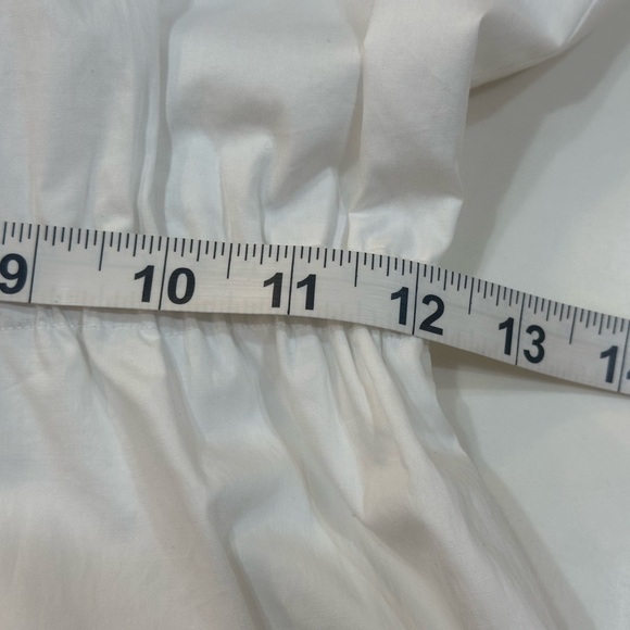 MICHAEL KORS White Halter Logo Chain Tiered Midi Sundress Size Extra Small - Picture 12 of 17